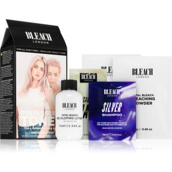 Bleach London Toner Kit vopsea de par semi-permanenta pentru par blond