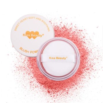 Blush Pudra cu Aplicator Kiss Beauty 01