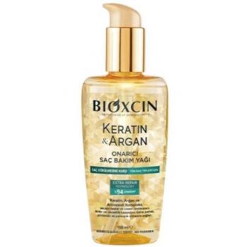 Ulei reparator de ingrijire a parului cu Keratina si Argan Bioxcin 150 ml