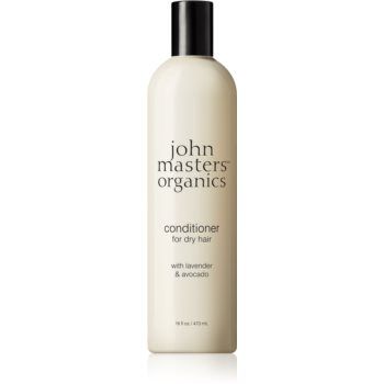 John Masters Organics Lavender & Avocado Conditioner Balsam pentru păr uscat și deteriorat. de firma original