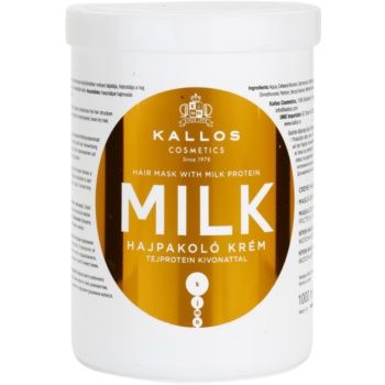 Kallos Milk masca cu proteine din lapte ieftina