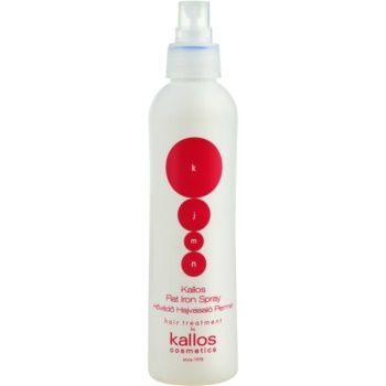 Kallos KJMN Professional Flat Iron Spray spray protector pentru modelarea termica a parului