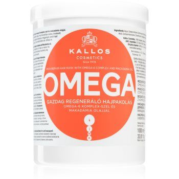 Kallos Omega masca de par hranitoare cu ulei de macadamia si complex omega 6
