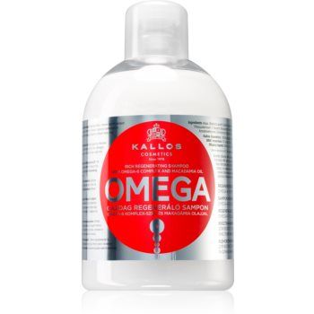 Kallos Omega sampon pentru regenerare cu ulei de macadamia si complex omega 6