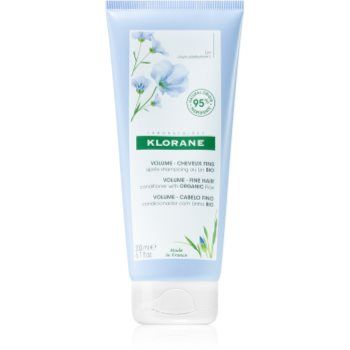Klorane Flax Fiber balsam pentru par fin