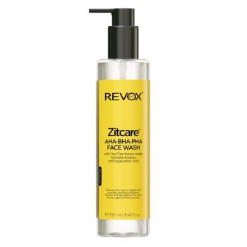 Gel de curatare pentru fata cu AHA BHA PHA Revox Zitcare, 250 ml de firma original