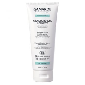 Gel de dus crema calmanta cu apa termala Gamarde (Concentratie: Gel de dus, Gramaj: 200 ml)