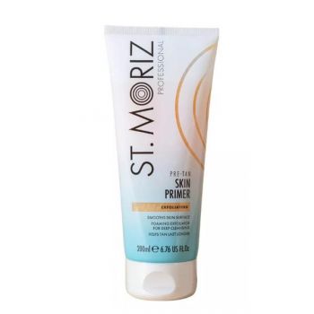 Gel de Dus Exfoliant - St Moriz Professional Pre-Tan Skin Primer Exfoliating, 200 ml