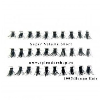 Gene din Par Natural Smocuri - Super Volume Short, Set 30 Bucati