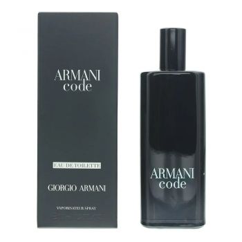 Giorgio Armani Code, Barbati, Apa de Toaleta, Refillable (Gramaj: 15 ml)