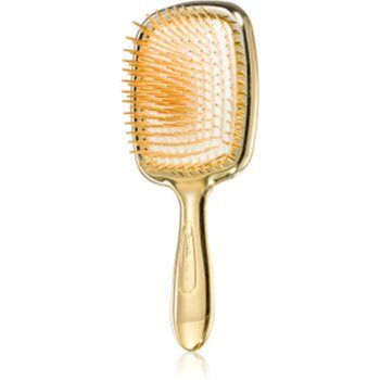 Janeke Gold Line Hairbrush with Mirror perie de par cu oglinda mica