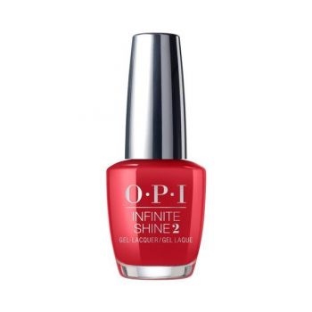 Lac de unghii cu efect de gel, Opi, IS Big Apple Red, 15ml de firma originala