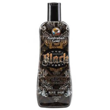 Lotiune pentru bronzat, Australian Gold, Sinfully Black, 250 ml de firma originala