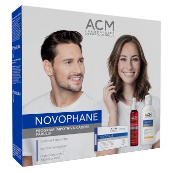 Pachet ACM, Șampon, Loțiune și Capsule Novophane (Concentratie: Sampon, Gramaj: 200 ml) de firma original