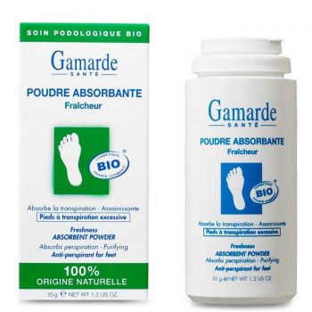 Pudra absorbanta pentru picioare Gamarde (Concentratie: Pudra, Gramaj: 35 g) de firma original