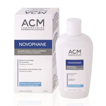 Sampon ultra nutritiv pentru par uscat Novophane ACM (Concentratie: Sampon, Gramaj: 200 ml)