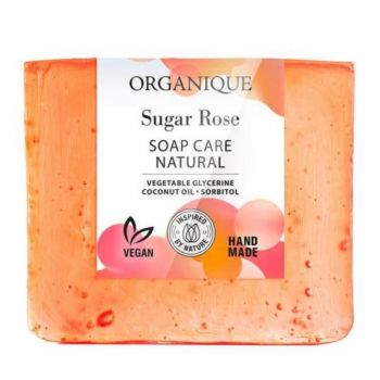 Sapun natural, vegan Sugar Rose, Organique Cosmetics, 100 g