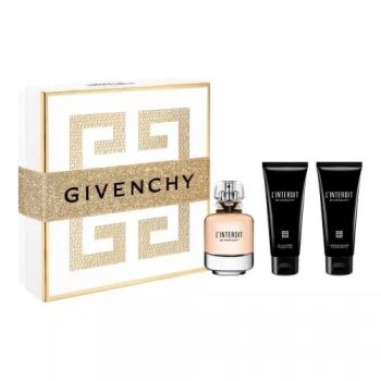 Set Cadou Givenchy L'Interdit, Femei, Apa de Parfum, 80 ml + Gel de dus 75 ml + Lotiune de Corp, 75 ml