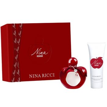 Set Cadou Nina Ricci Nina Rouge Apa de Toaleta 80 ml + Lotiune de corp, 75 ml