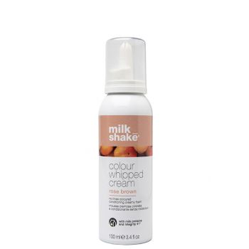 Milk Shake Colour Whipped Cream - Spuma nuantatoare Rose Brown 100ml ieftin