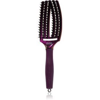 Olivia Garden Fingerbrush Midnight Desert perie de tip paletă