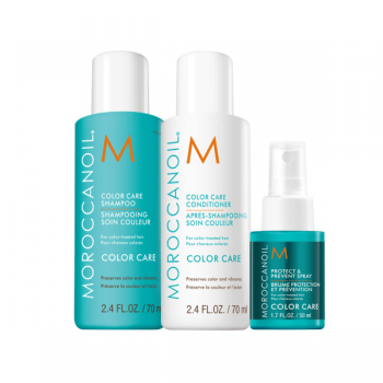 Set pentru par vopsit Moroccanoil Color Care 2x70ml 1x50ml