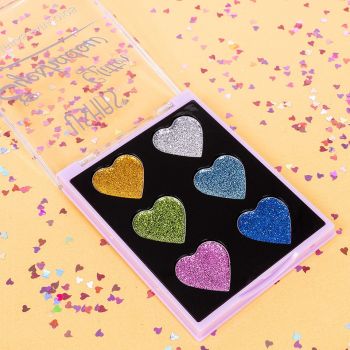 Trusa Glitter Ushas 6 culori - Heart Vibes #02