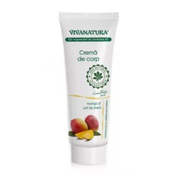 Crema de Corp cu Mango si Unt de Shea - Vivanatura, 250 ml
