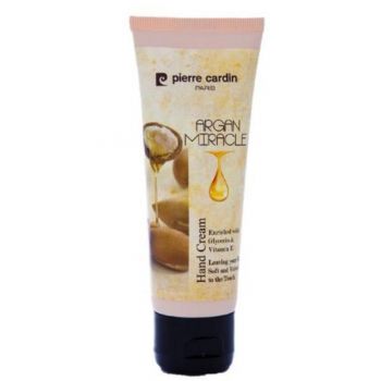 Crema de maini Pierre Cardin Argan Miracle, 75 ml ieftina