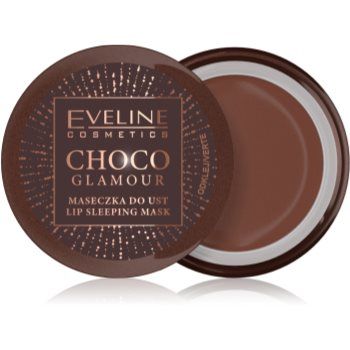 Eveline Cosmetics Choco Glamour masca de noapte cu efect de regenerare de buze de firma original