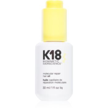 K18 Molecular Repair Hair Oil ulei hranitor uscat pentru parul deteriorat si fragil