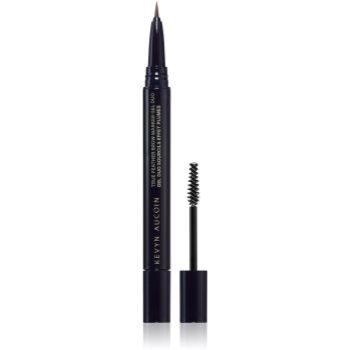 Kevyn Aucoin True Feather Brow Marker Gel Duo creion pentru sprancene cu pensula de firma original