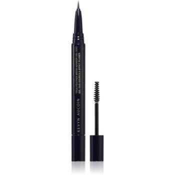 Kevyn Aucoin True Feather Brow Marker Gel Duo creion pentru sprancene cu pensula