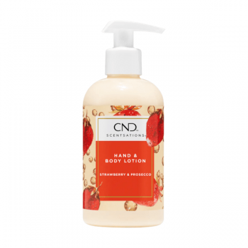 Lotiune hidratanta CND Scentsations Hand & Body Lotion Strowberry & Prosecco 245ml