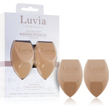 Luvia Cosmetics Diamond Drop Blending Sponge Set burete multifuncțional pentru make-up duo de firma original