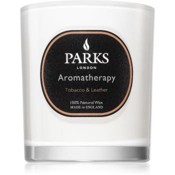 Parks London Aromatherapy Tobacco & Leather lumânare parfumată