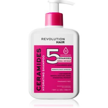 Revolution Haircare 5 Ceramides + Hyaluronic Acid sampon hidratant cu ceramide