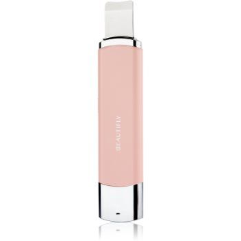 Beautifly B-Scrub Slim Blush spatulă multifuncțională cu ultrasunete