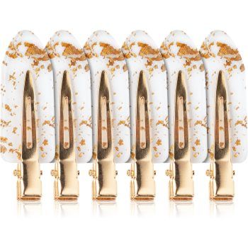 Brushworks Gold Flake No Crease Clips agrafe de par