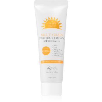 esfolio Protect Cream Multi Grain protecție solară pentru față iluminatoare SPF 50+