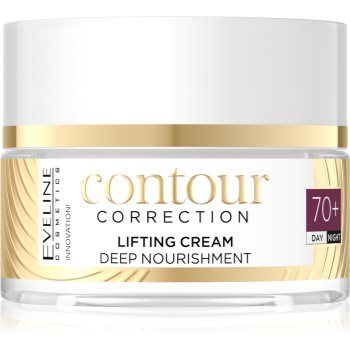 Eveline Cosmetics Contour Correction crema hranitoare cu efect de lifting 70+