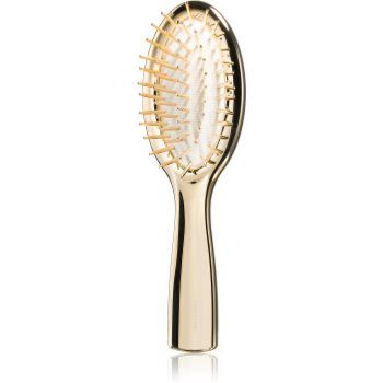 Janeke Gold Line Small Golden Hairbrush perie de tip paletă