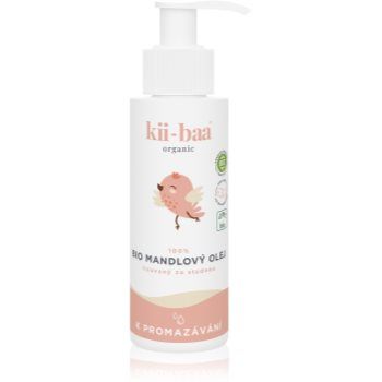 kii-baa® organic 100% Bio Oil Almond ulei de masaj pentru nou-nascuti si copii