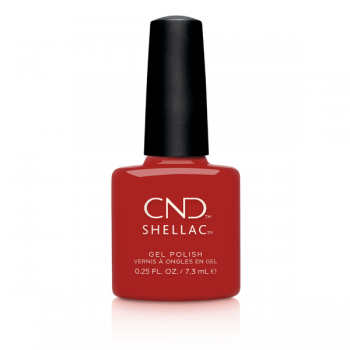 Lac unghii semipermanent CND Shellac Devil Red 7.3ml