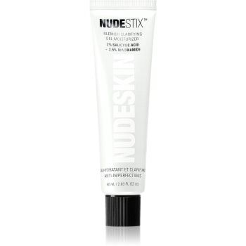 Nudestix Nudeskin Blemish Clarifying Gel Moisturizer crema gel hidratanta cu textura usoara impotriva imperfectiunilor pielii