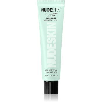 Nudestix Nudeskin Cica Cleansing Jelly Milk Gel demachiant pentru netezirea pielii