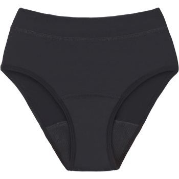 Snuggs Period Underwear Hugger: Extra Heavy Flow Black chiloți menstruali textili în caz de menstruație puternică
