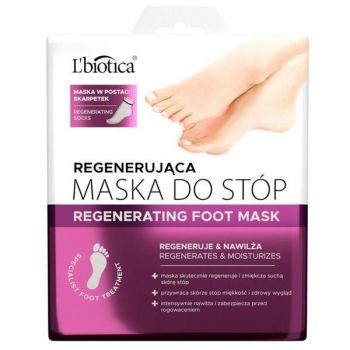 Sosete Regenerante - L'biotica Regenerating Foot Mask, 1 pereche ieftin