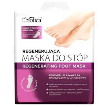 Sosete Regenerante - L'biotica Regenerating Foot Mask, 1 pereche