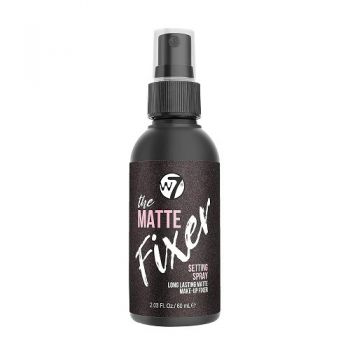 Spray pentru Fixarea Machiajului, W7, The Matte Fixer Setting Spray, 60 ml
